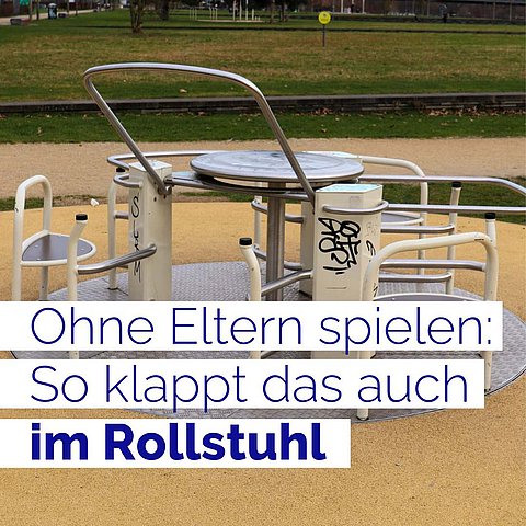 Auch Kinder im Rollstuhl sollen auf dem Spielplatz Spaß haben.