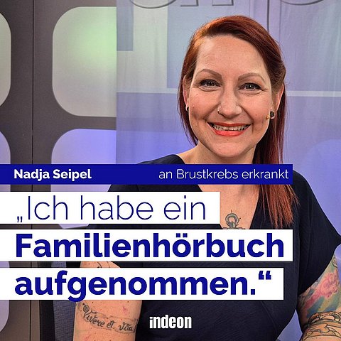 Porträtfoto von Nadja Seipel, an Brustkrebs erkrankt.