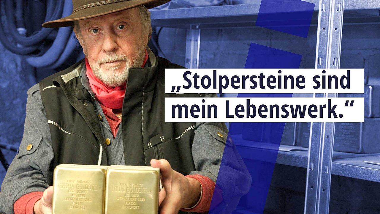 Gunter Demnig sagt: Stolpersteine sind mein Lebensweg