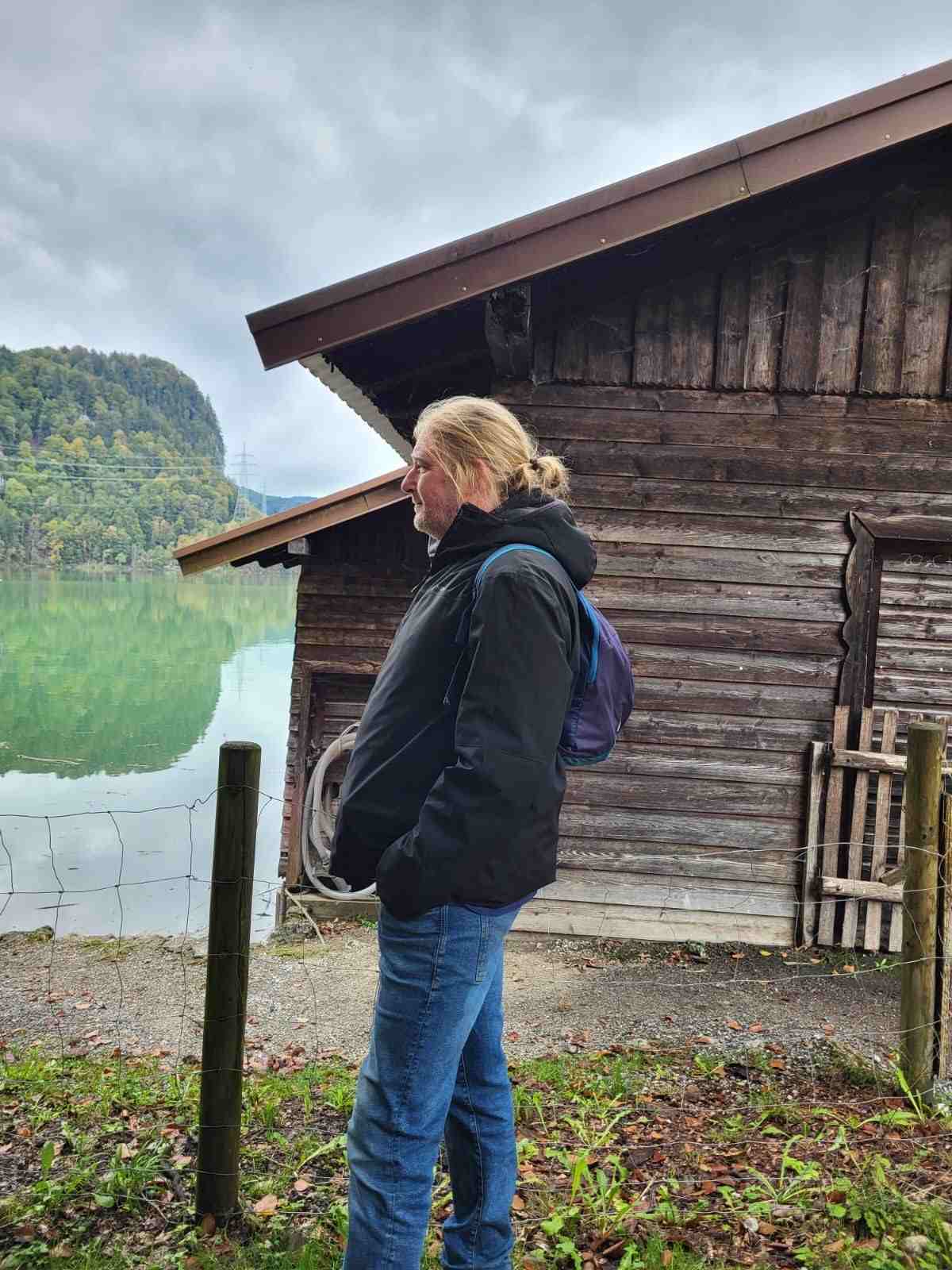 Veit Wennhak auf einer Wanderung