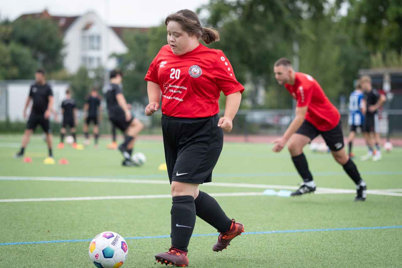 Spielerin im Training bei der Eintracht Hattersheim