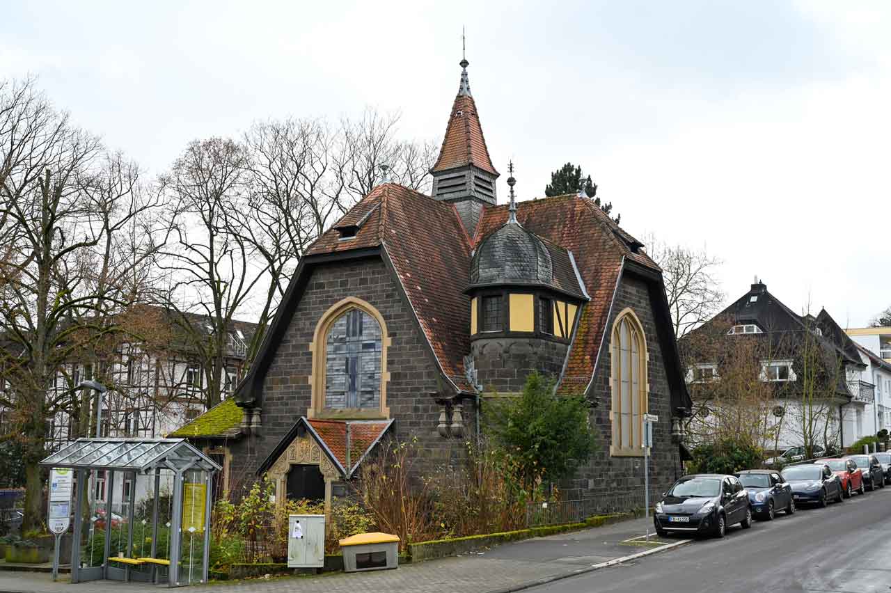 Die Johanneskirche in Bad Nauheim von außen