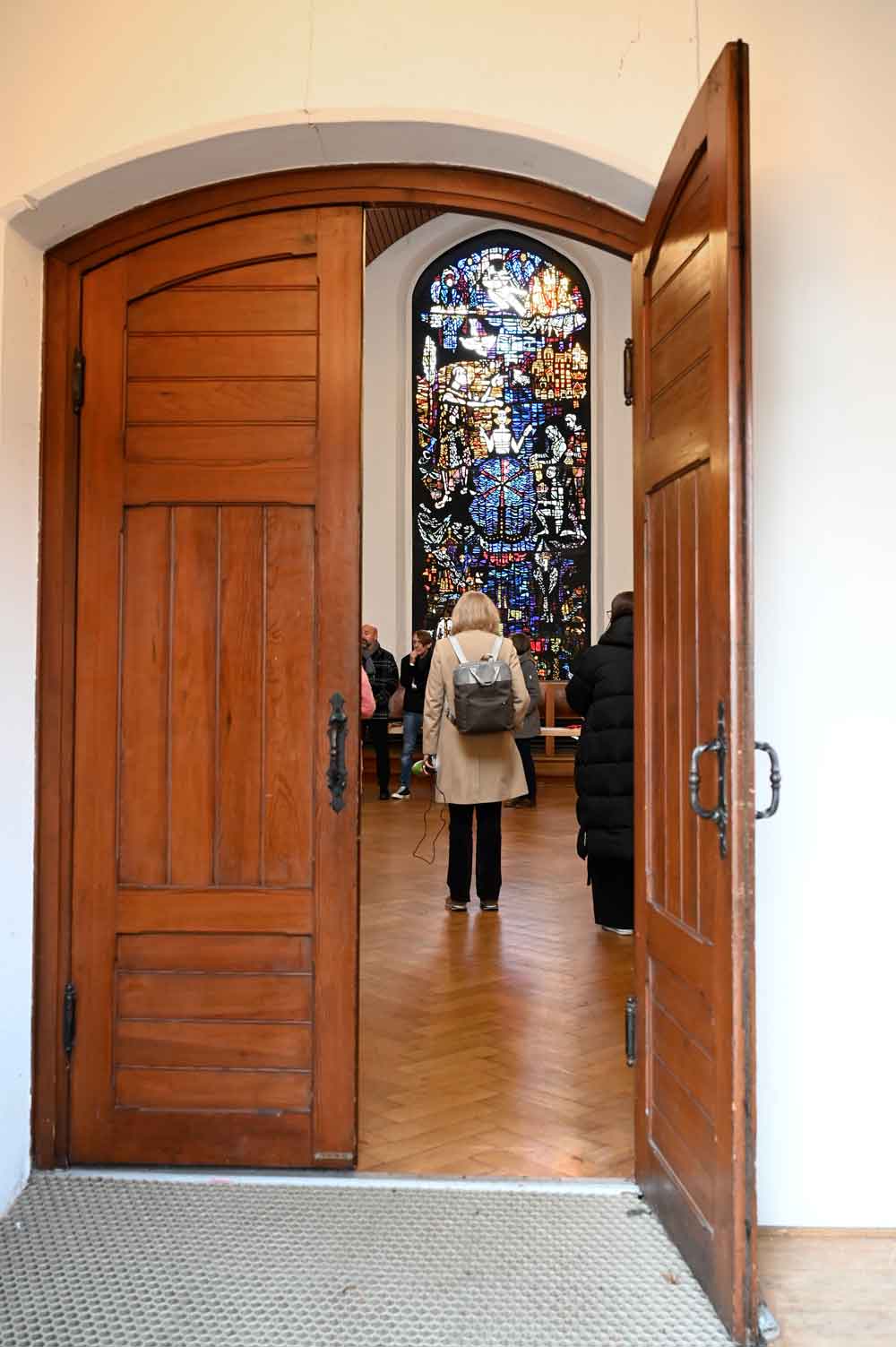 Innenraum der evangelischen Johanneskirche in Bad Nauheim